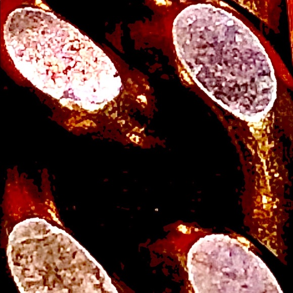 ♥️♥️♥️Vintage 333 8K Yellow Gold Filled Chunky Curb Chain Necklace 24” length - Picture 5 of 13